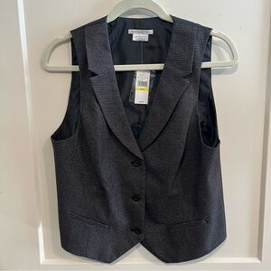 Van Heusen Studio Houndstooth Vest Large